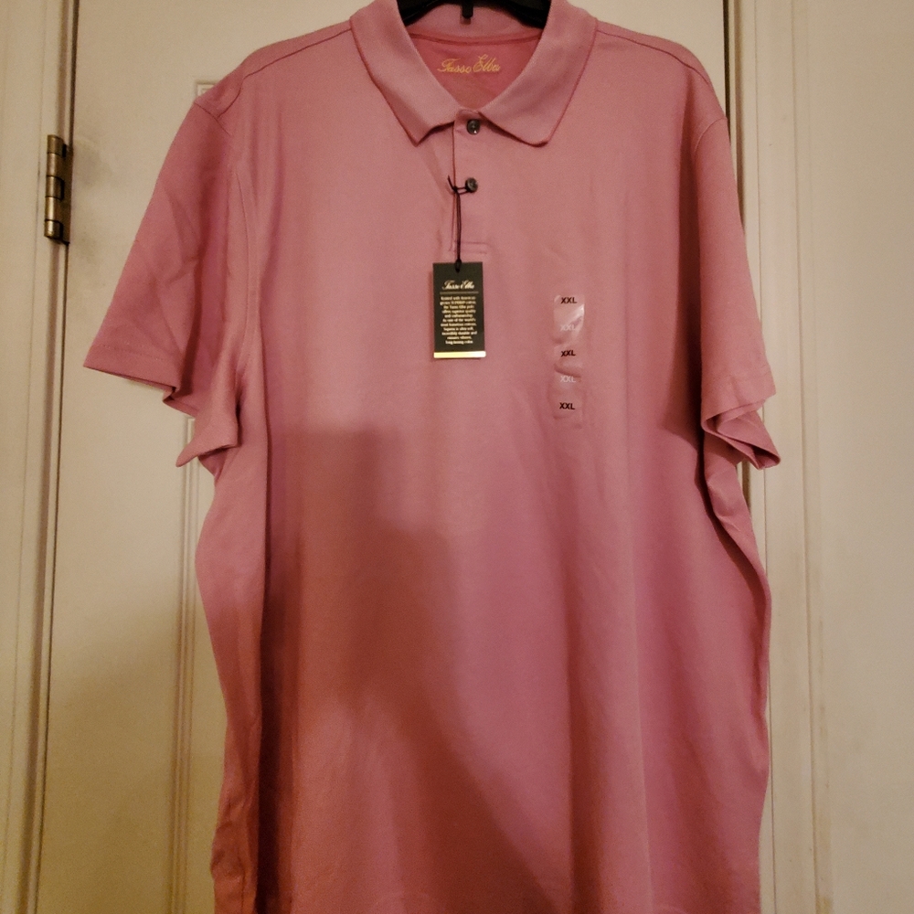 Men's knit polo shirt